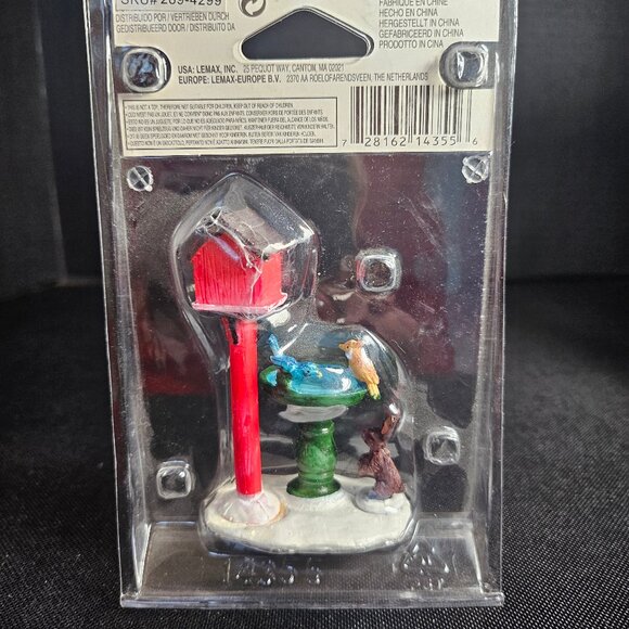 Two Sets of Lemax Village Collection Figurines Holiday Shoppers & Birdbath - Picture 3 of 14